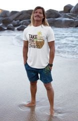 Take Me To The Beach Beyaz T-Shirt