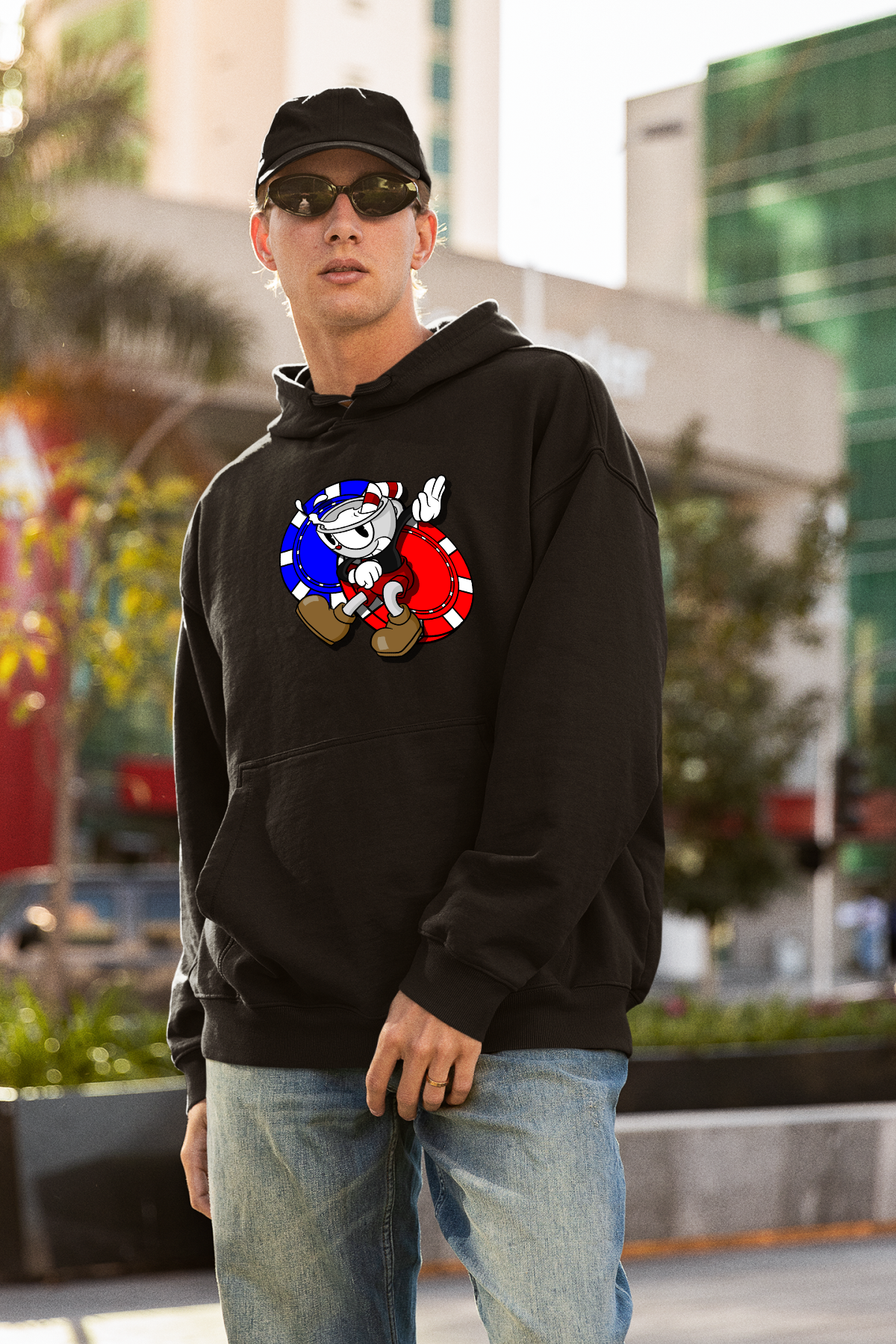 The Cup Head Show Casino Oversize Hoodie