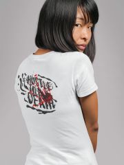 Hustler Till Death Beyaz T-Shirt