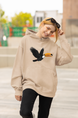 Tukan Kuşu Oversize Hoodie