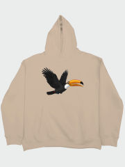 Tukan Kuşu Oversize Hoodie