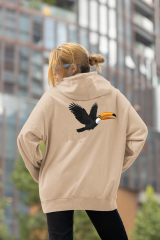 Tukan Kuşu Oversize Hoodie