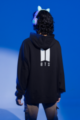 BTS Logo Oversize Hoodie