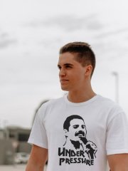 Under Pressure Queen Fredie Mercury Beyaz T-Shirt