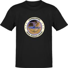 US Army Naval Surface Forces Siyah T-Shirt