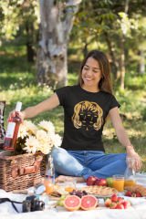 İkizler Burcu Sembolü Siyah T-Shirt
