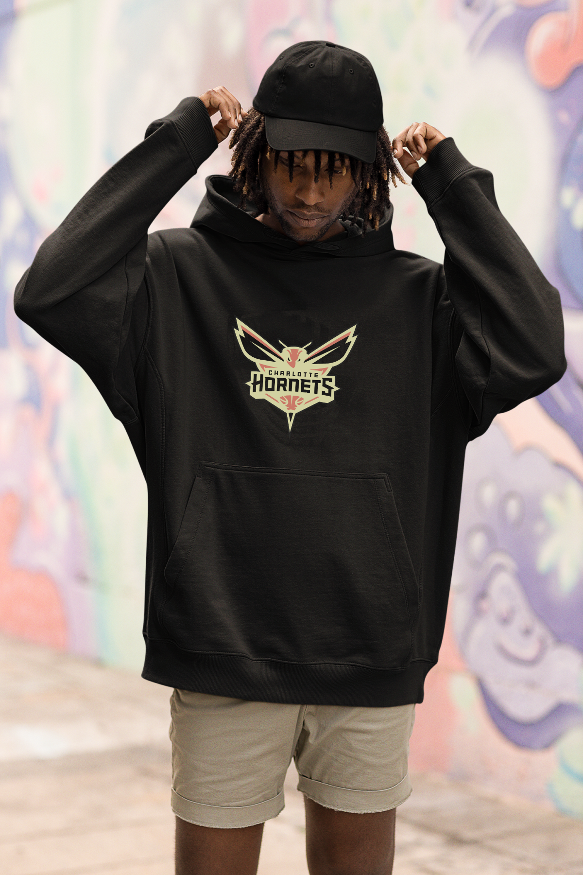 NBA North Caroline Charlotte Hornets Oversize Hoodie