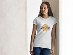 NBA Los Angeles Lakers Beyaz T-Shirt