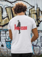 La Casa De Papel El Profesor Beyaz T-Shirt
