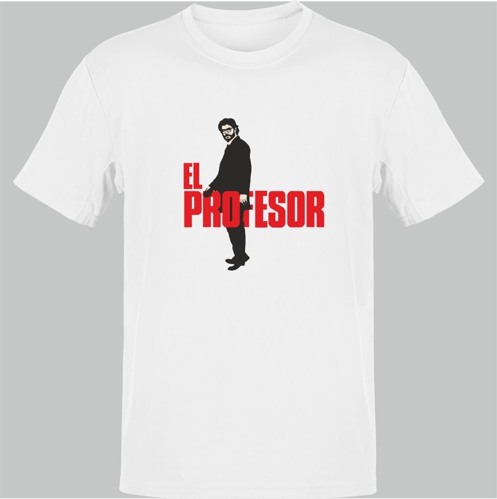 La Casa De Papel El Profesor Beyaz T-Shirt