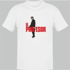 La Casa De Papel El Profesor Beyaz T-Shirt