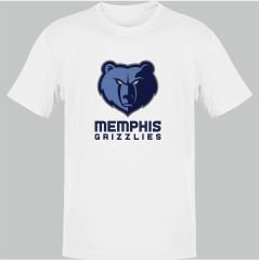 NBA Memphis Grizzlies Beyaz T-Shirt