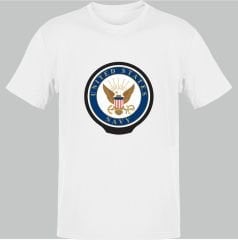 US Army NAVY Beyaz T-Shirt