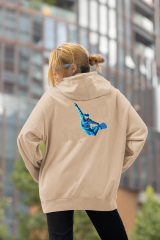 Snow Board  Oversize  Hoodie