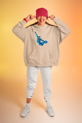 Snow Board  Oversize  Hoodie