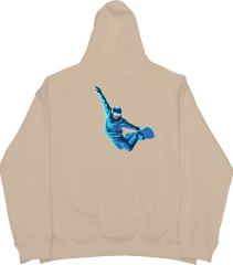 Snow Board  Oversize  Hoodie