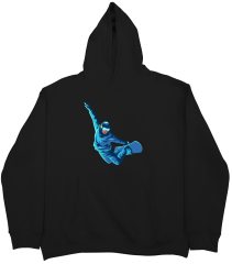 Snow Board  Oversize  Hoodie