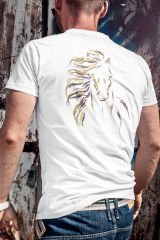 Güneş Atı Beyaz T-Shirt