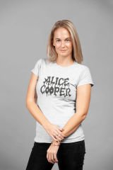 Alice Cooper Beyaz T-Shirt
