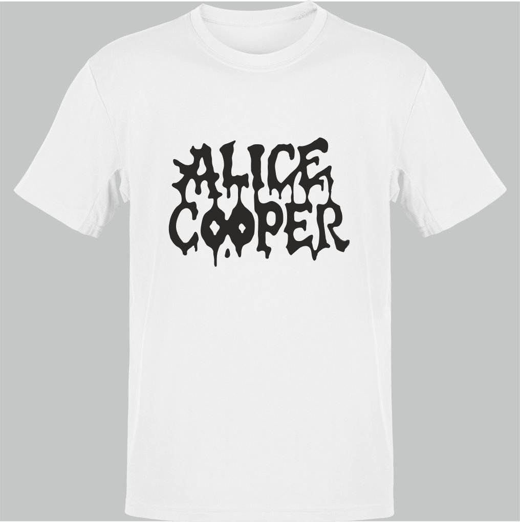 Alice Cooper Beyaz T-Shirt