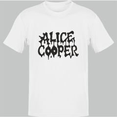Alice Cooper Beyaz T-Shirt