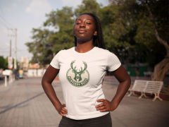 NBA Milwaukee Bucks Beyaz T-Shirt