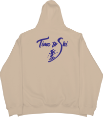 Ski Time  Oversize  Hoodie