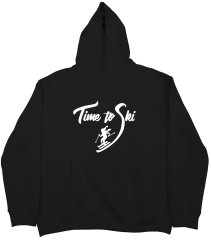 Ski Time  Oversize  Hoodie