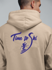 Ski Time  Oversize  Hoodie