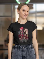 La Casa De Papel The Team Siyah T-Shirt