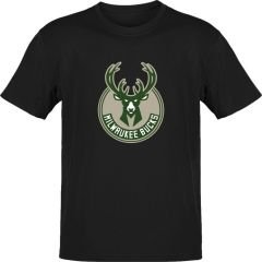 NBA Milwaukee Bucks Siyah T-Shirt