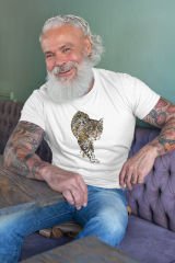 Leopar Beyaz T-Shirt