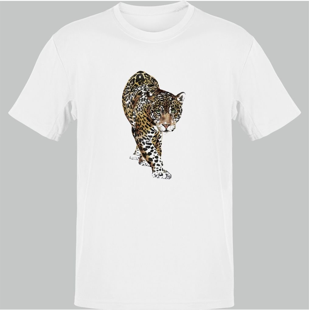 Leopar Beyaz T-Shirt