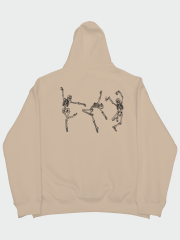 Dancing Skeletons Oversize Hoodie