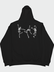 Dancing Skeletons Oversize Hoodie