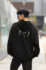 Dancing Skeletons Oversize Hoodie