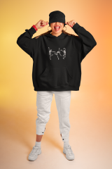 Dancing Skeletons Oversize Hoodie