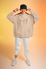 Dancing Skeletons Oversize Hoodie