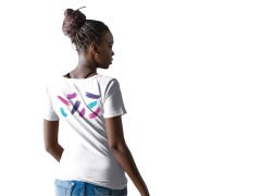 Brush Stroke Beyaz T-Shirt