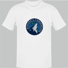 NBA Minnesota Timberwolves Beyaz T-Shirt