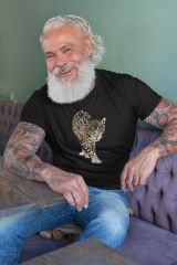 Leopar Siyah T-Shirt