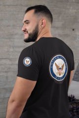 US Army NAVY Siyah T-Shirt