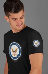 US Army NAVY Siyah T-Shirt