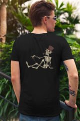 İskelet Baron Siyah T-Shirt