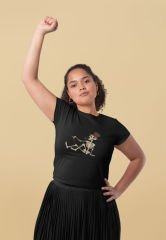 İskelet Baron Siyah T-Shirt