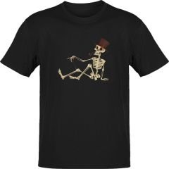 İskelet Baron Siyah T-Shirt