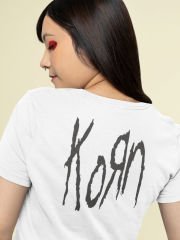 Korn Beyaz T-Shirt