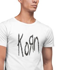 Korn Beyaz T-Shirt