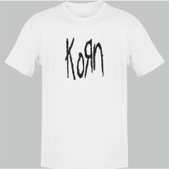 Korn Beyaz T-Shirt