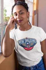 NBA New Orleans Pelicans Beyaz T-Shirt